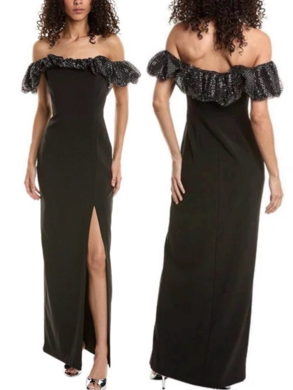 ML Monique Lhuillier
Women's Black Micaela Gown size 10 NEW